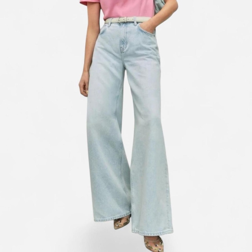 Reformation Eden Mid Rise Wide Leg Jean